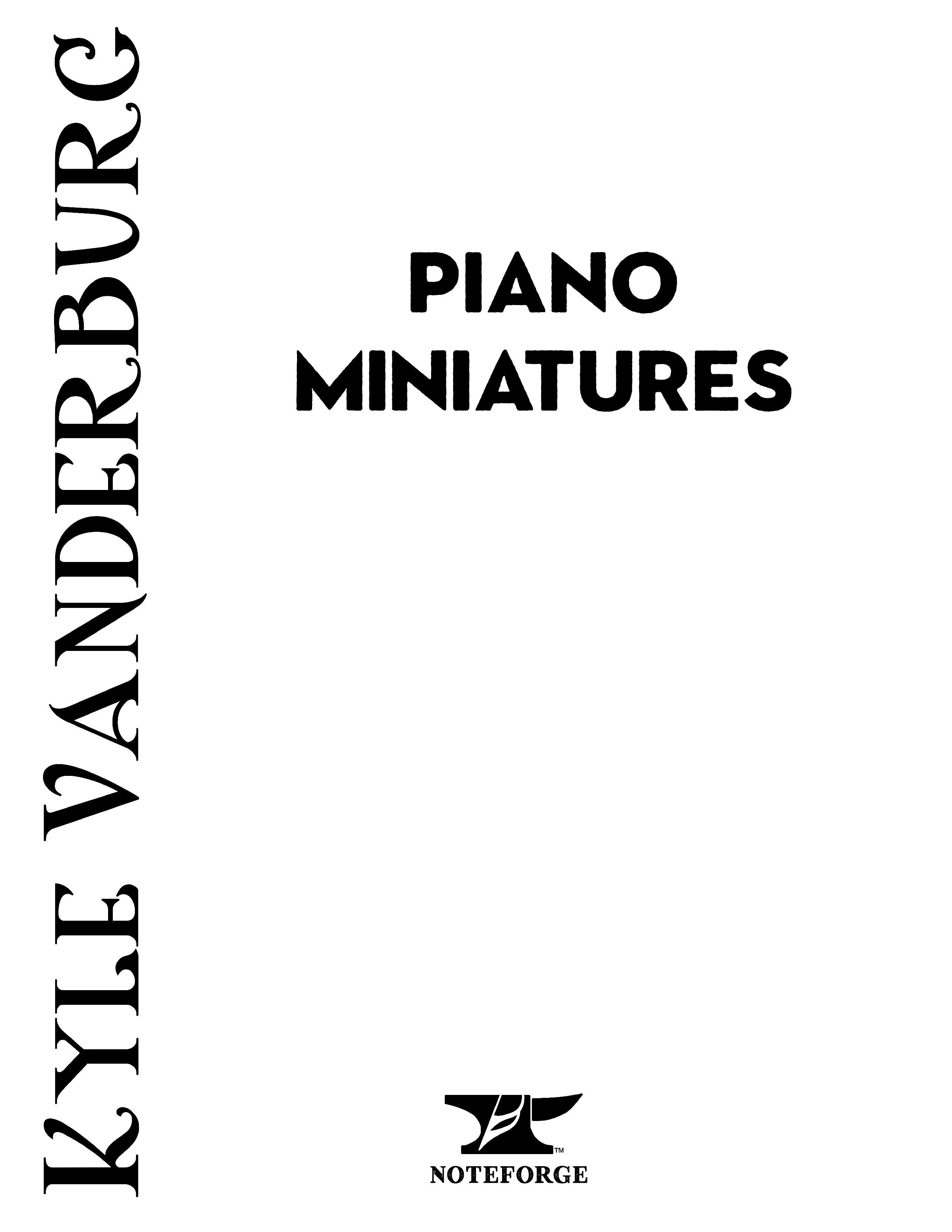 Sheet Music cover for Piano Miniatures