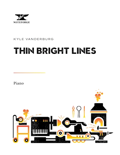 Sheet Music cover for Thin Bright Lines
