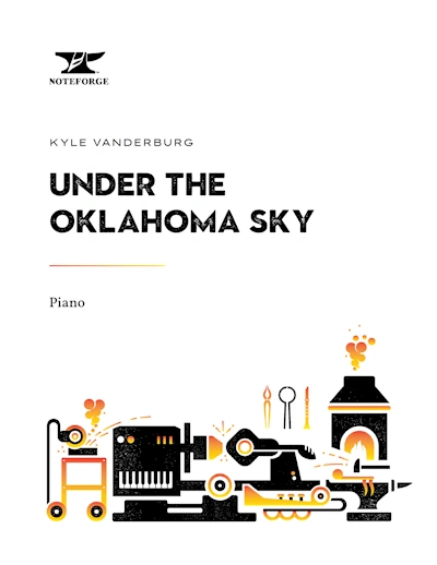 Sheet Music cover for Under the Oklahoma Sky